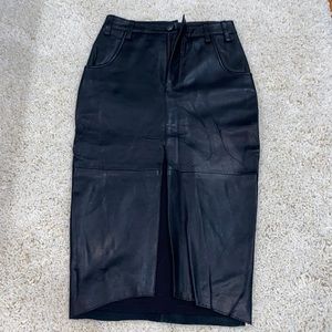 Leather skirt by one teaspoon